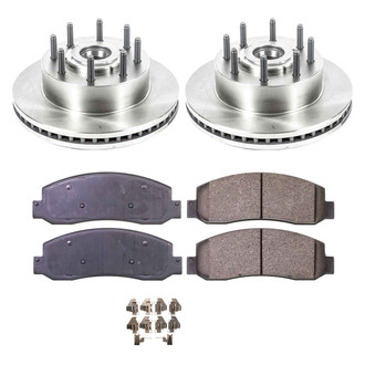 Callahan Brake Parts® - Plain Front Brake Kit