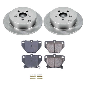 Callahan Brake Parts® - Plain Rear Brake Kit