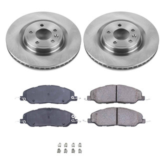 Callahan Brake Parts® - Plain Front Brake Kit