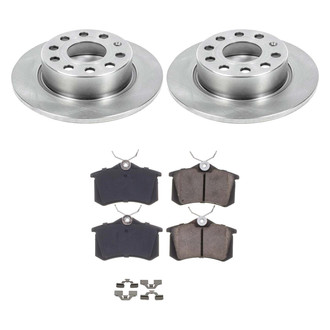 Callahan Brake Parts® - Plain Rear Brake Kit