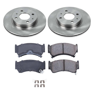 Callahan Brake Parts® - Plain Front Brake Kit