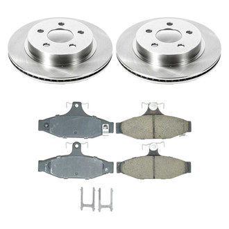 Callahan Brake Parts® - Plain Rear Brake Kit