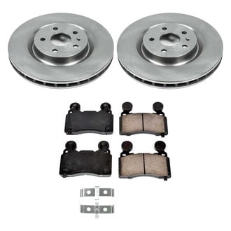 Callahan Brake Parts® - Plain Front Brake Kit