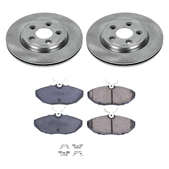 Callahan Brake Parts® - Plain Rear Brake Kit