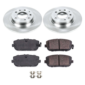 Callahan Brake Parts® K017962 - Plain Rear Brake Kit