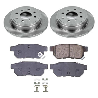 Callahan Brake Parts® - Plain Rear Brake Kit