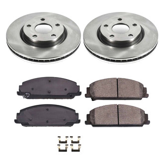 Callahan Brake Parts® - Plain Front Brake Kit