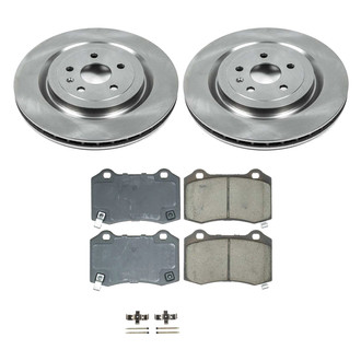 Callahan Brake Parts® - Plain Rear Brake Kit