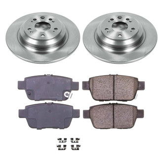 Callahan Brake Parts® - Plain Rear Brake Kit