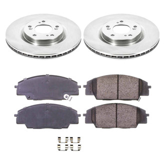 Callahan Brake Parts® - Plain Front Brake Kit