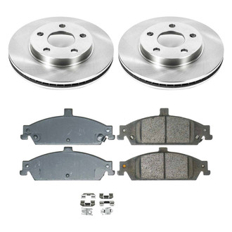 Callahan Brake Parts® - Plain Front Brake Kit