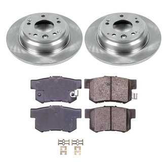 Callahan Brake Parts® - Plain Rear Brake Kit