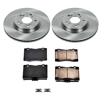 Callahan Brake Parts® - Plain Front Brake Kit