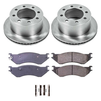 Callahan Brake Parts® - Plain Rear Brake Kit
