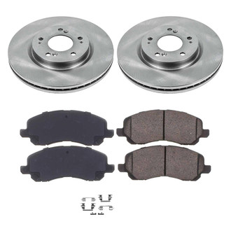 Callahan Brake Parts® - Plain Front Brake Kit