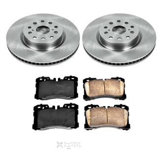 Callahan Brake Parts® - Plain Front Brake Kit