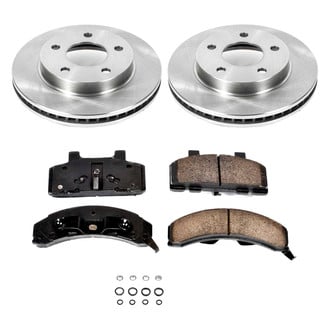 Callahan Brake Parts® K018014 - Plain Front Brake Kit