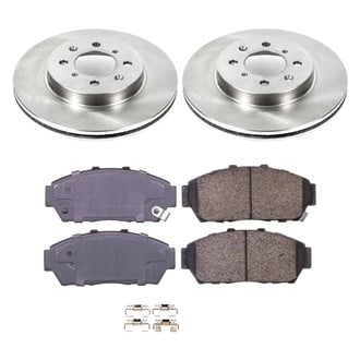 Callahan Brake Parts® - Plain Front Brake Kit