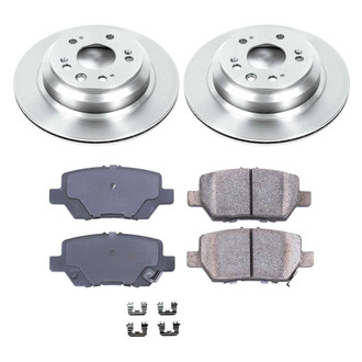 Callahan Brake Parts® K018025 - Plain Rear Brake Kit
