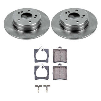 Callahan Brake Parts® - Plain Rear Brake Kit