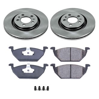 Callahan Brake Parts® - Plain Front Brake Kit