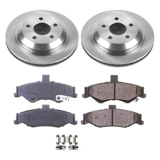 Callahan Brake Parts® - Plain Rear Brake Kit