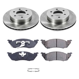 Callahan Brake Parts® - Plain Front Brake Kit