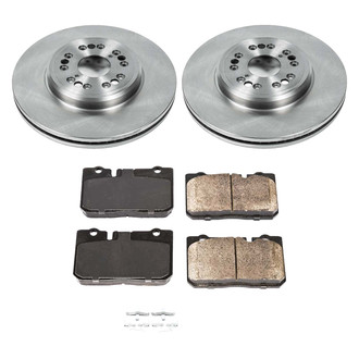 Callahan Brake Parts® - Plain Front Brake Kit
