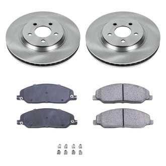 Callahan Brake Parts® - Plain Front Brake Kit