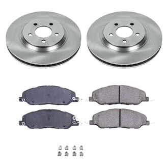 Callahan Brake Parts® - Plain Front Brake Kit
