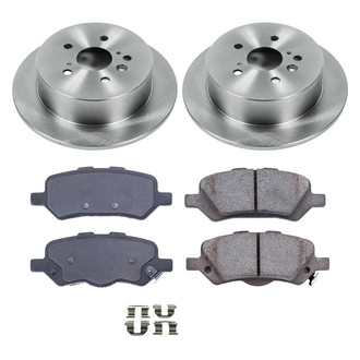 Callahan Brake Parts® - Plain Rear Brake Kit