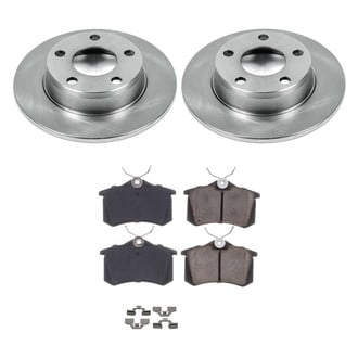 Callahan Brake Parts® - Plain Rear Brake Kit