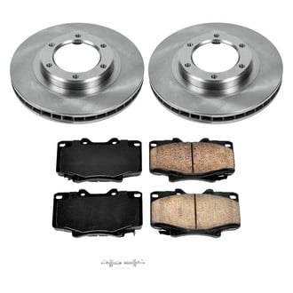 Callahan Brake Parts® - Plain Front Brake Kit