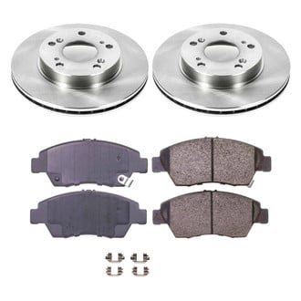 Callahan Brake Parts® - Plain Front Brake Kit