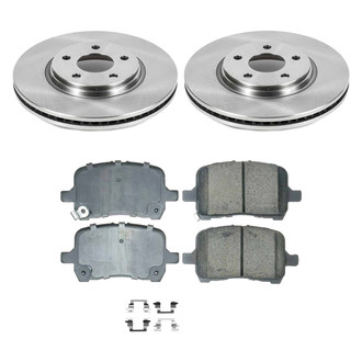 Callahan Brake Parts® - Plain Front Brake Kit