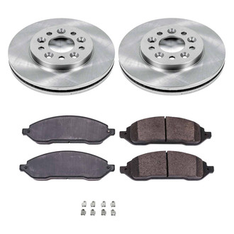 Callahan Brake Parts® - Plain Front Brake Kit