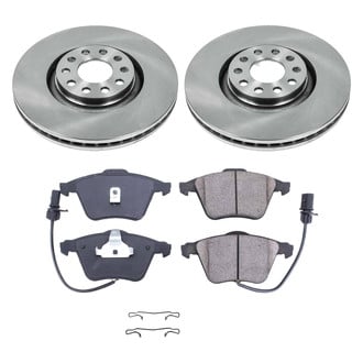 Callahan Brake Parts® - Plain Front Brake Kit