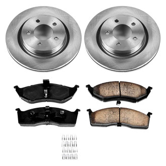 Callahan Brake Parts® - Plain Front Brake Kit