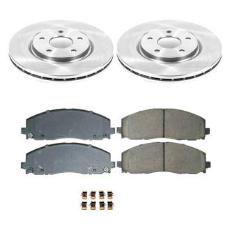 Callahan Brake Parts® - Plain Front Brake Kit