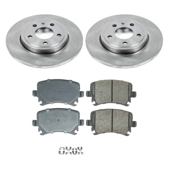 Callahan Brake Parts® - Plain Rear Brake Kit