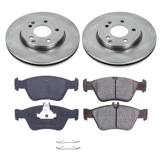 Callahan Brake Parts® - Plain Front Brake Kit