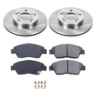 Callahan Brake Parts® - Plain Front Brake Kit
