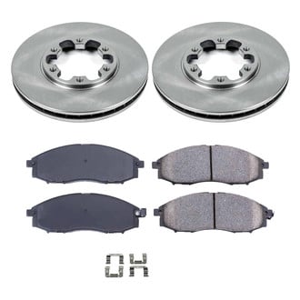 Callahan Brake Parts® - Plain Front Brake Kit
