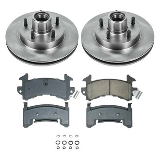 Callahan Brake Parts® - Plain Front Brake Kit
