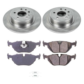 Callahan Brake Parts® - Plain Rear Brake Kit