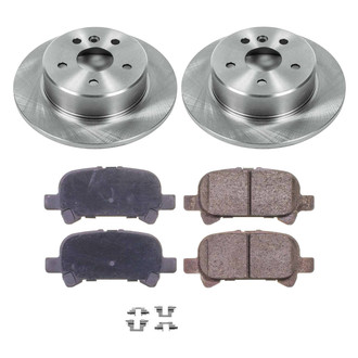 Callahan Brake Parts® - Plain Rear Brake Kit