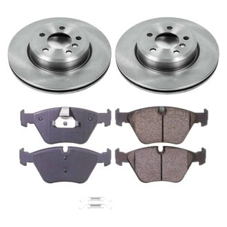 Callahan Brake Parts® - Plain Front Brake Kit