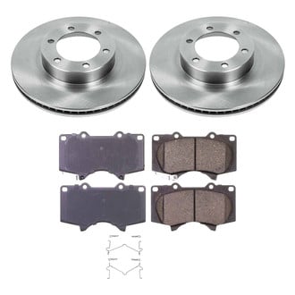 Callahan Brake Parts® - Plain Front Brake Kit