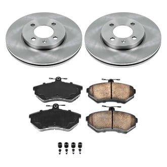 Callahan Brake Parts® K018141 - Plain Front Brake Kit