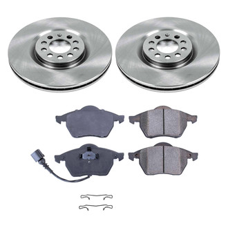 Callahan Brake Parts® - Plain Front Brake Kit